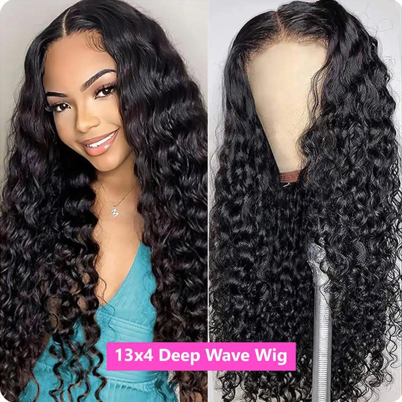 Wig Glueless Deep Wave Lace Set